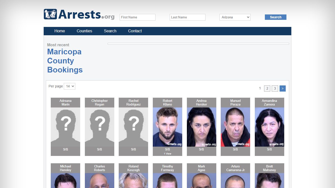 Maricopa County Arrests and Inmate Search